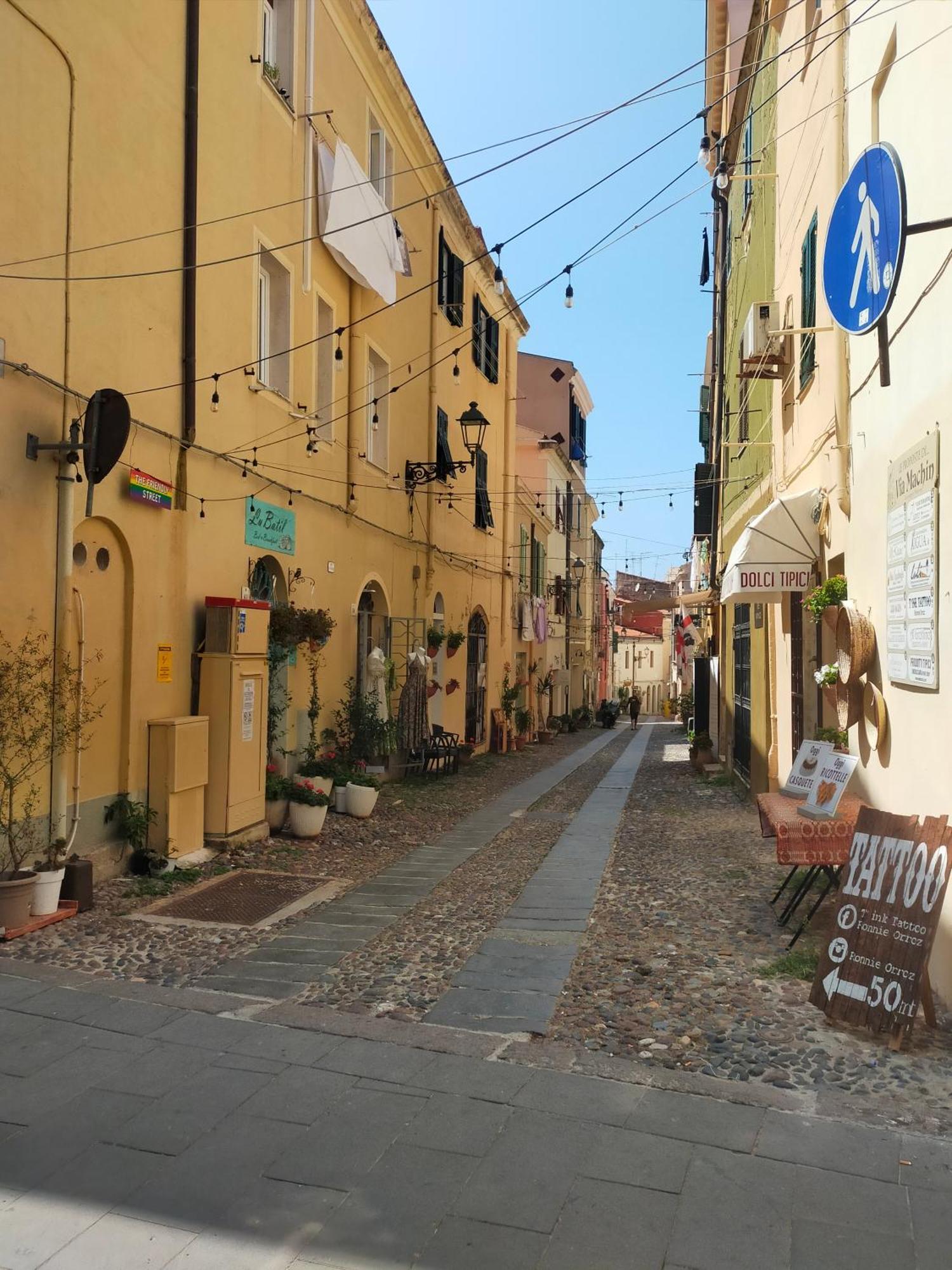 Nice Apt In A Street In Old Town Alghero Kültér fotó